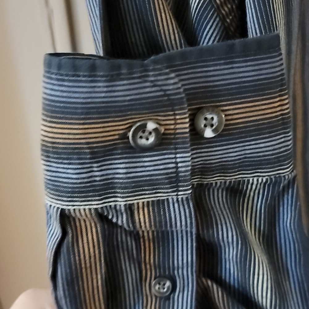 Chatham by Enro Dress Shirt Size XL 60 cot 40 poly - Picture 3 of 8